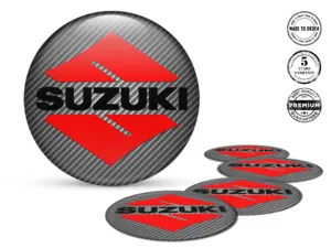 Suzuki Version Autocollants Roues Emblèmes Résine Bombés